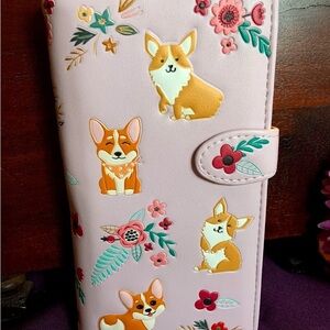 Woman’s Wallet Large : Corgi Pink